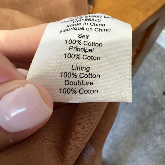 NWT Veronica Beard Fern Mini Shirt Dress Plaid Flannel Saffron Long Sleeve 10 - Picture 9 of 9